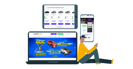 Mais de 50% das vendas digitais do grupo Javep foram geradas pelo site