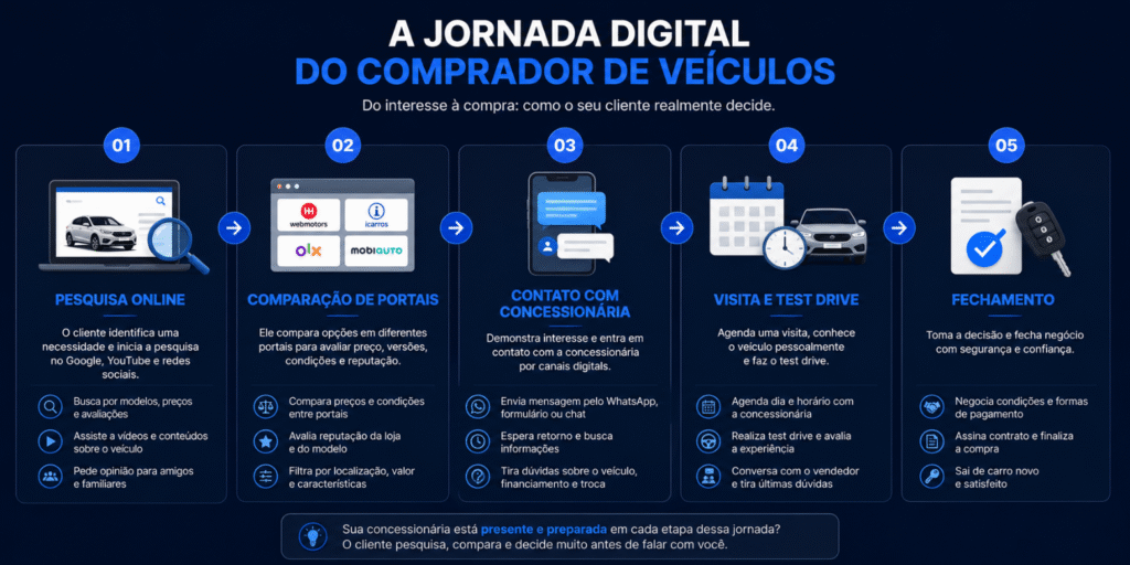 Jornada digital do comprador de veículos